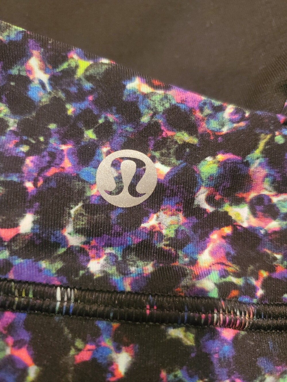 Lululemon Seawheeze Energy Sports Bra Summer Mirage Multi Print  Size 10 - Picture 4 of 10